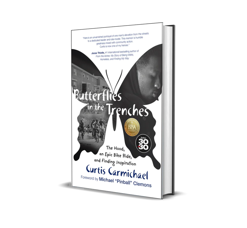 (ENGLISH, Canadian edition paperback - Butterflies in the Trenches: The Hood, an Epic Bike Ride, and Finding Inspiration